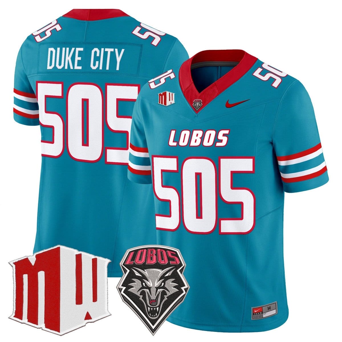 Duke City Jersey #505 New Mexico Lobos 2025 Vapor Limited Stitched 5 Duke City Jersey 505 New Mexico Lobos 2025 Vapor Limited Stitched Turquoise b05cf425 1c78 4b61 bbfb 12a6896eecbc