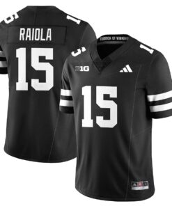 Dylan Raiola Jersey #15 Nebraska Football 2025 Blackout Stitched