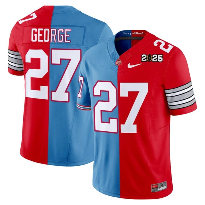 EddieGeorgeJersey 27OhioStateBuckeyes2025SplitVaporLimitedStitched