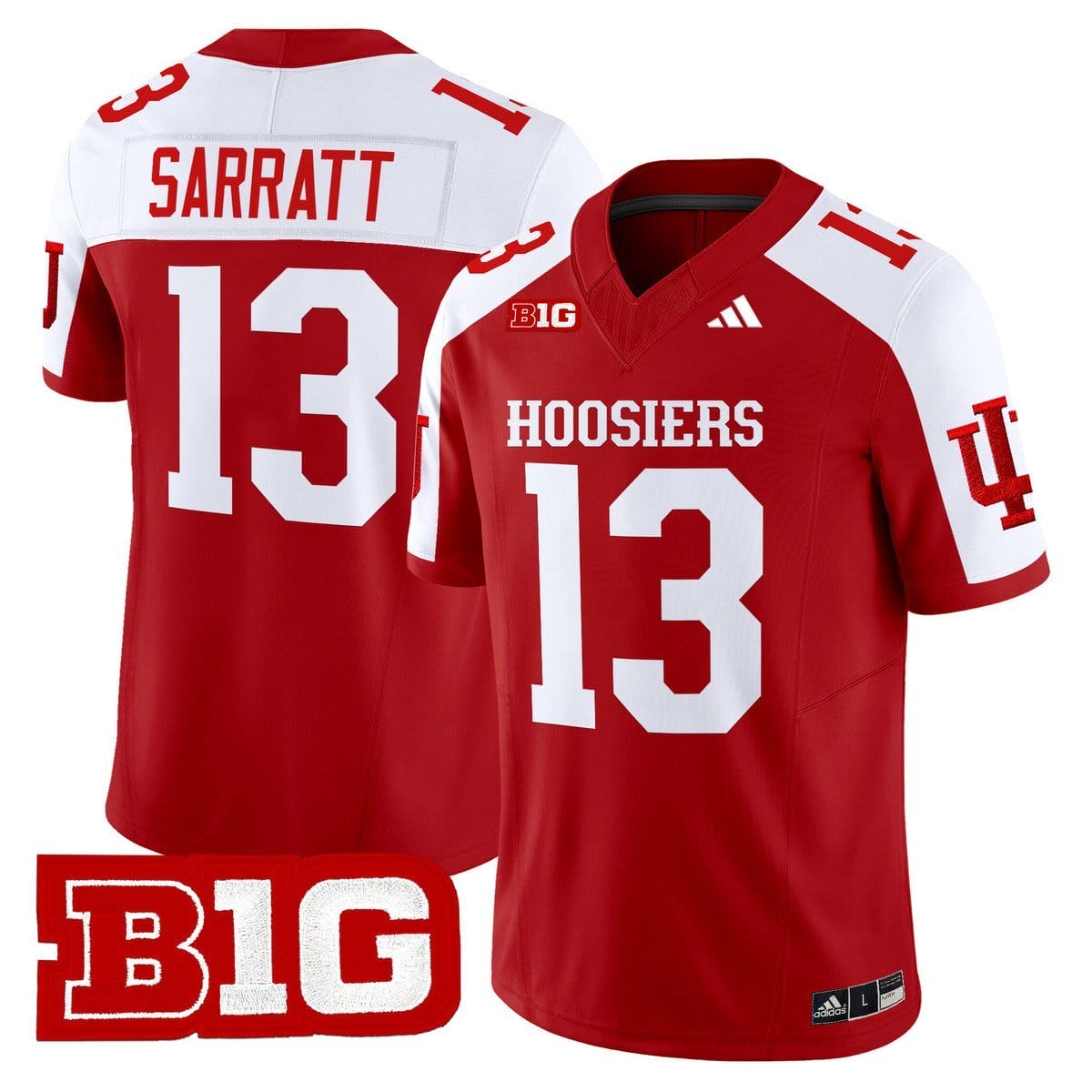 Elijah Sarratt Jersey #13 Indiana Hoosiers 2025 Limited Stitched 4 Elijah Sarratt Jersey #13 Indiana Hoosiers 2025 Limited Stitched - Image 4