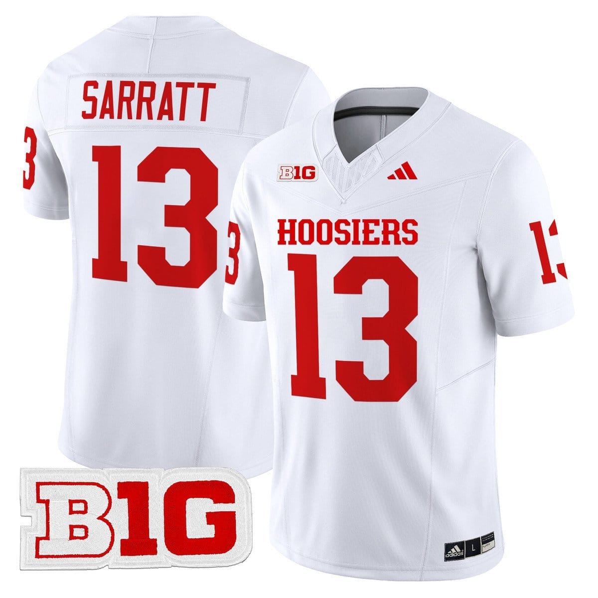 Elijah Sarratt Jersey #13 Indiana Hoosiers 2025 Limited Stitched 2 Elijah Sarratt Jersey #13 Indiana Hoosiers 2025 Limited Stitched - Image 2