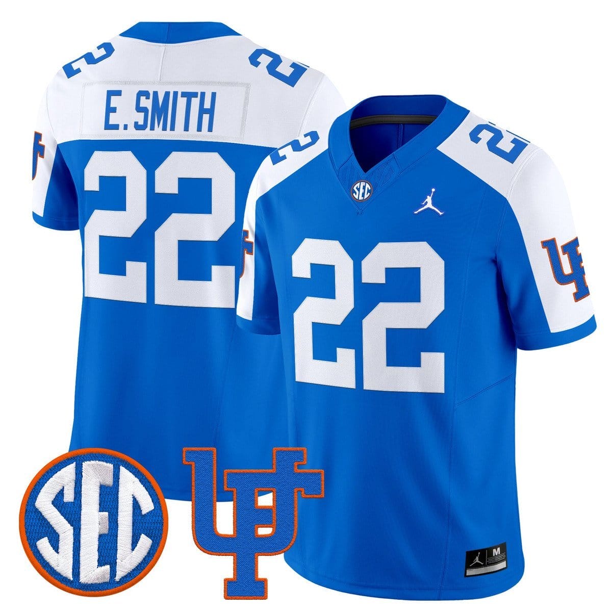 Emmitt Smith Jersey #22 Florida Gators 1960s Throwback Vapor Limited - Image 3