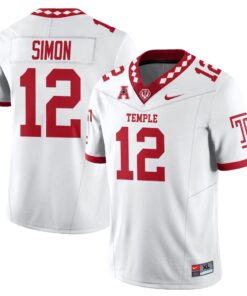 Evan Simon Jersey 12 Temple Football 2025 Vapor Limited Stitched White a937d5bc 5953 4d30 bd33 dfb1b1ccac6e