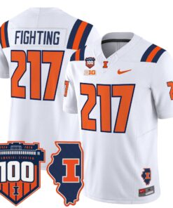 Fighting Jersey 217 Illinois Fighting 100th Memorial Stadium White 36c3ff14 941d 4757 a01e fa6ed52d9ed1