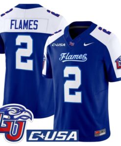 Flames Jersey 2 Liberty Flames 2025 Vapor Limited Stitched Navy Alter 899990fd 7679 468f beb5 6b57ac92ceaa