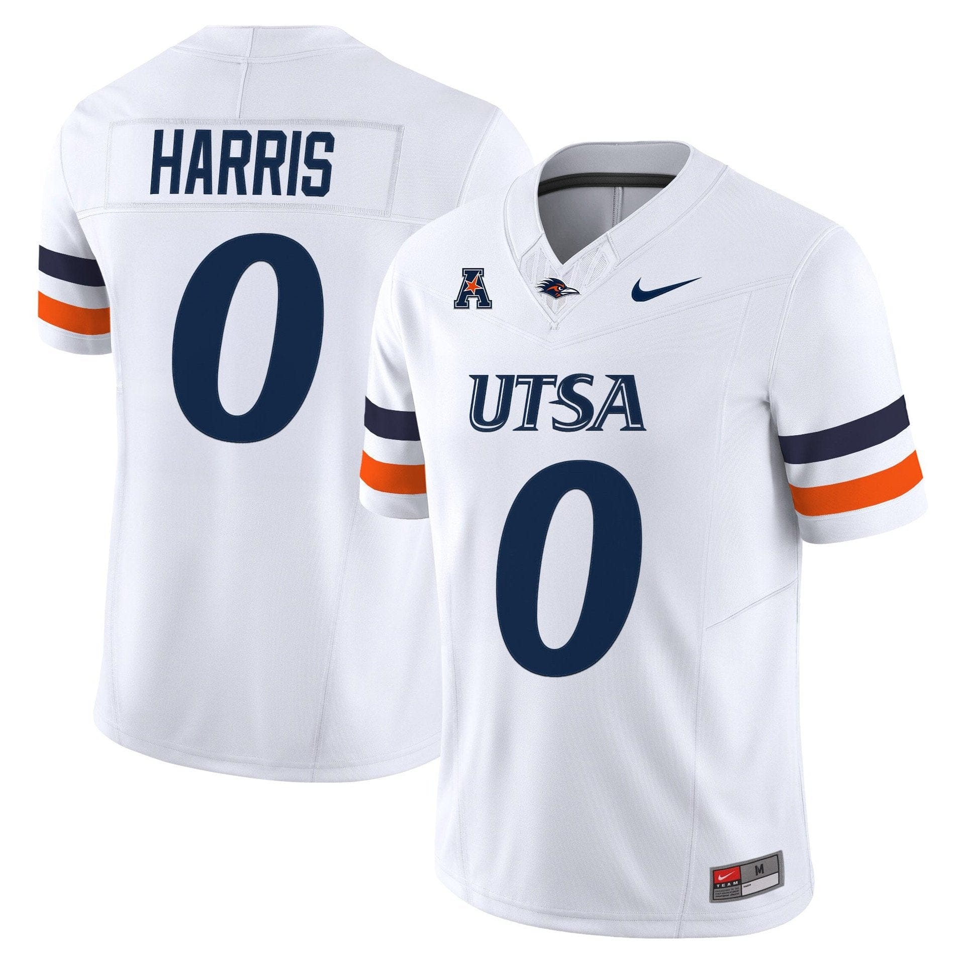 Frank Harris Jersey 0 UTSA Roadrunners 2025 Vapor Limited Stitched White e106bedb 6f2d 4177 bfaa 2da4d433d20d
