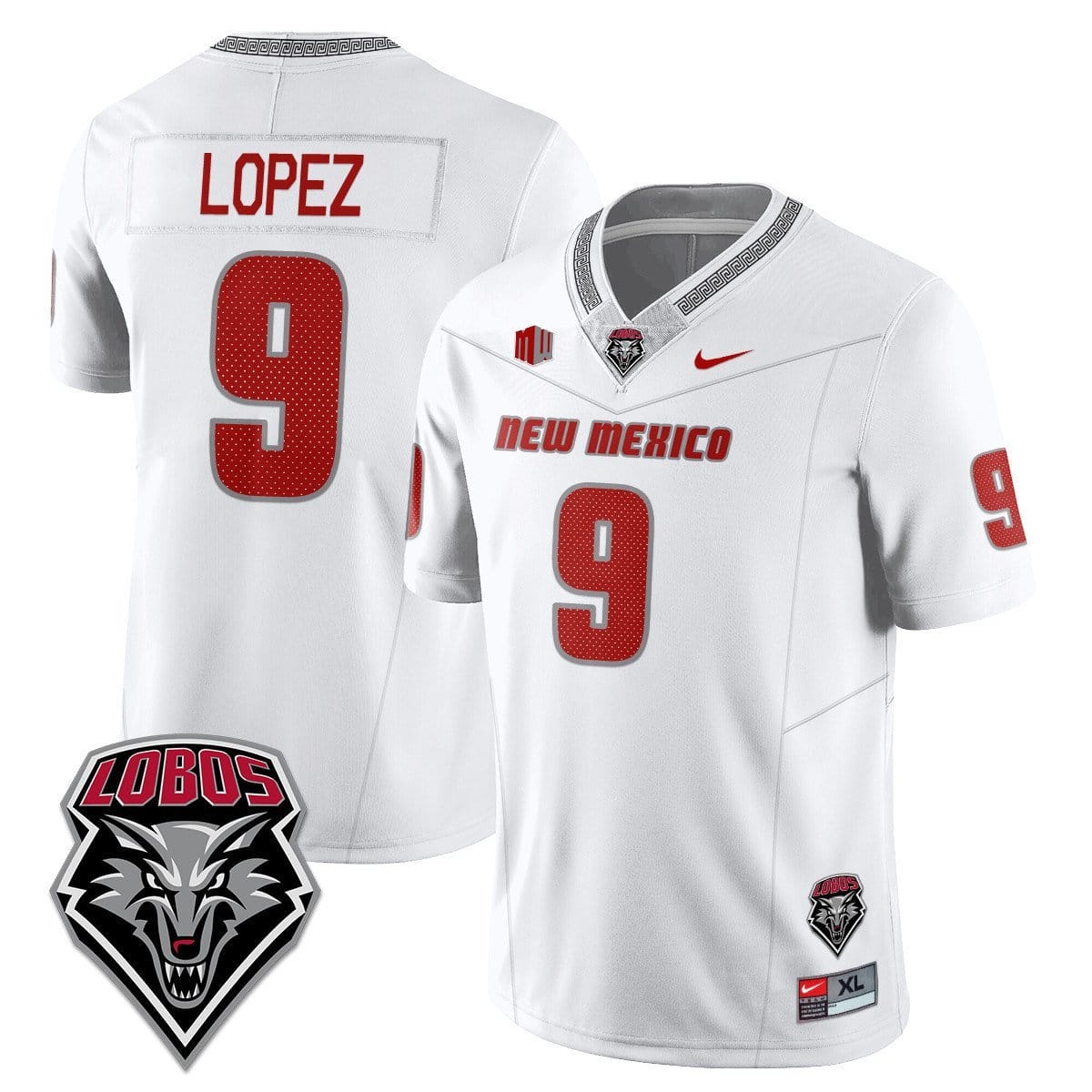 Gabriel Lopez Jersey #9 UNM Lobo Football 2025 Stitched 2 Gabriel Lopez Jersey #9 UNM Lobo Football 2025 Stitched - Image 2