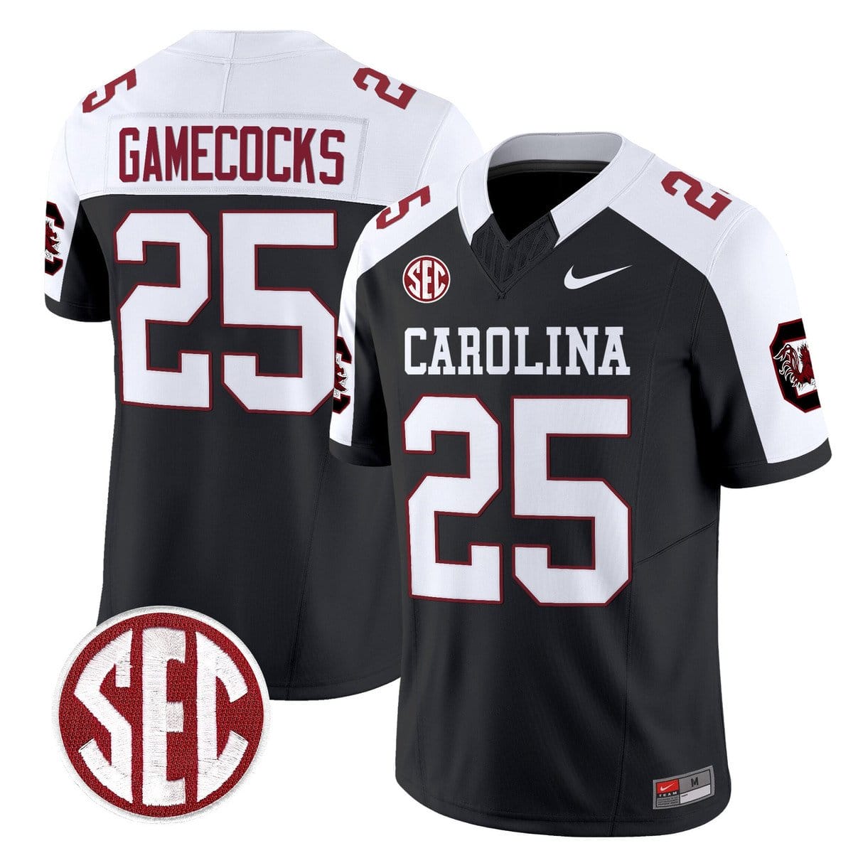 Gamecocks Jersey #25 Carolina 1980 Throwback Rebrand 2026 Stitched - Image 3