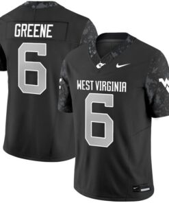 Garrett Greene Jersey #6 West Virginia Mountaineers 2025 Vapor Stitched