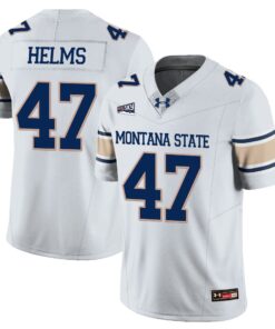 George Helms Jersey #47 Montana State Bobcat Football 2025 Stitched 4 George Helms Jersey 47 White 3b14899b ea6c 4578 a739 61039f4e5185