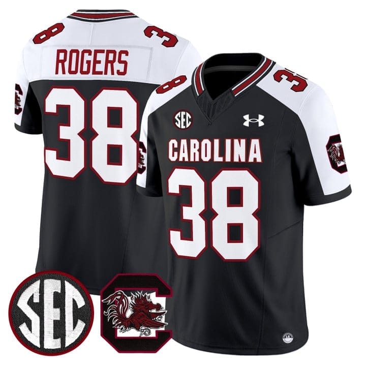 George Rogers Jersey #38 South Carolina Gamecocks 2025 Stitched 3 George Rogers Jersey #38 South Carolina Gamecocks 2025 Stitched - Image 3