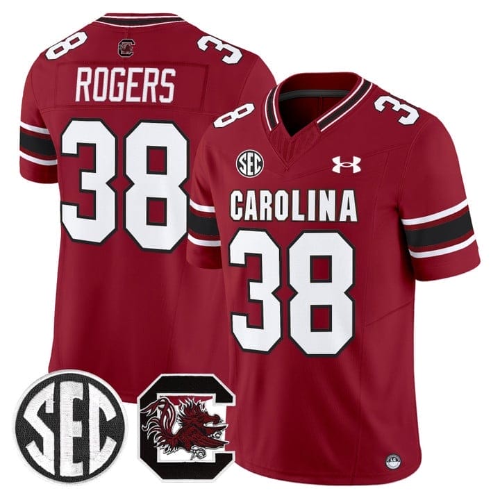 George Rogers Jersey #38 South Carolina Gamecocks 2025 Stitched 5 George Rogers Jersey #38 South Carolina Gamecocks 2025 Stitched - Image 5