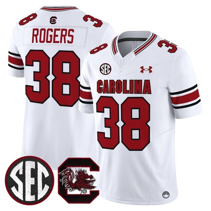 George Rogers Jersey #38 South Carolina Gamecocks 2025 Stitched 2 George Rogers Jersey #38 South Carolina Gamecocks 2025 Stitched - Image 2