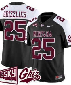 Grizzlies Jersey #25 Montana Grizzlies 2025 Vapor Limited Stitched 7 Grizzlies Jersey 25 Montana Grizzlies 2025 Vapor Limited Stitched Black Alter