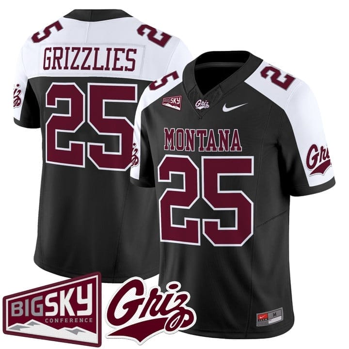 Grizzlies Jersey #25 Montana Grizzlies 2025 Vapor Limited Stitched 3 Grizzlies Jersey #25 Montana Grizzlies 2025 Vapor Limited Stitched - Image 3