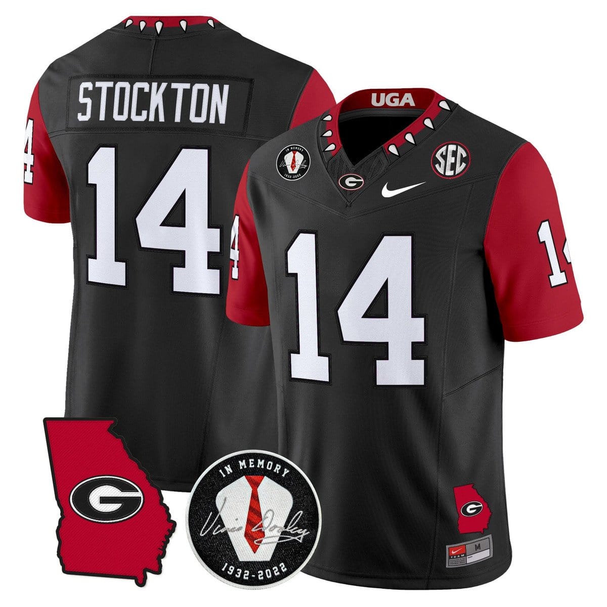 Gunner Stockton Jersey 14 Georgia Bulldogs 2025 Limited Stitched Black 04858751 cb78 4e44 ae83 1b8d8061e311
