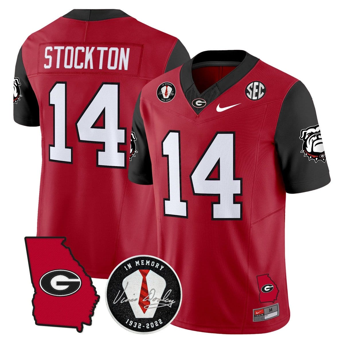 Gunner Stockton Jersey #14 Georgia Bulldogs 2025 Limited Stitched - Image 3
