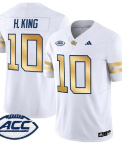 Haynes King Jersey #10 Georgia Tech Yellow Jackets 2025 Stitched