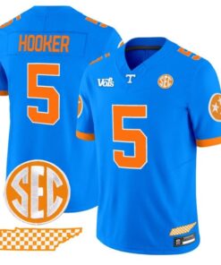 Hendon Hooker Jersey #5 Tennessee Volunteers Blue Blaze Edition Stitched