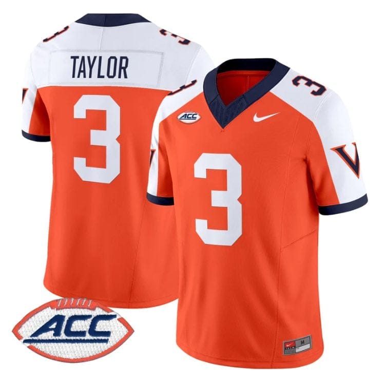 J'Mari Taylor Jersey #3 Virginia Cavaliers 1995 Throwbacks Stitched - Image 3