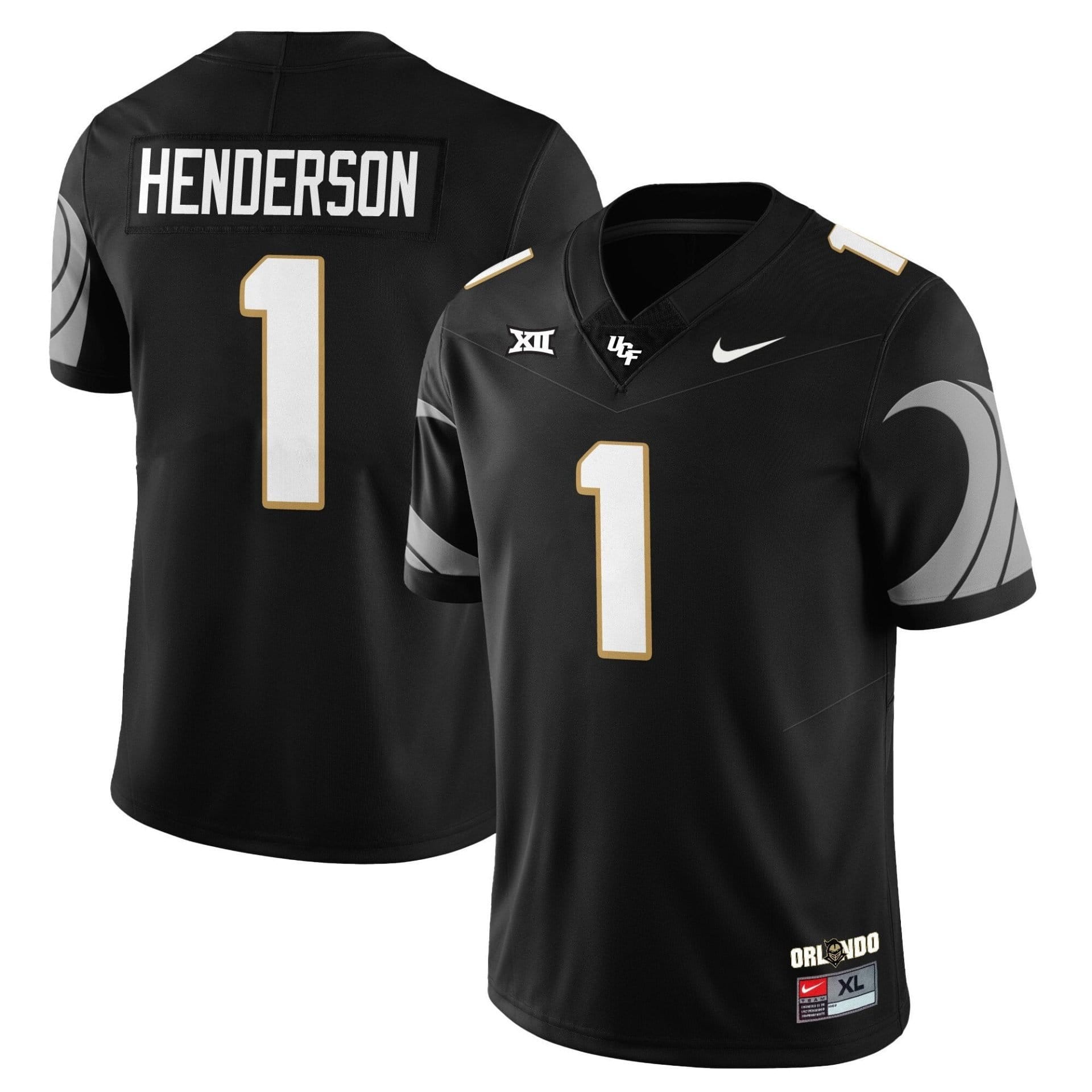 Ja Cari Henderson Jersey 1 UCF Football 2025 Core Uniforms Stitched Black 78288203 77eb 4161 8a27 55bd349ba075