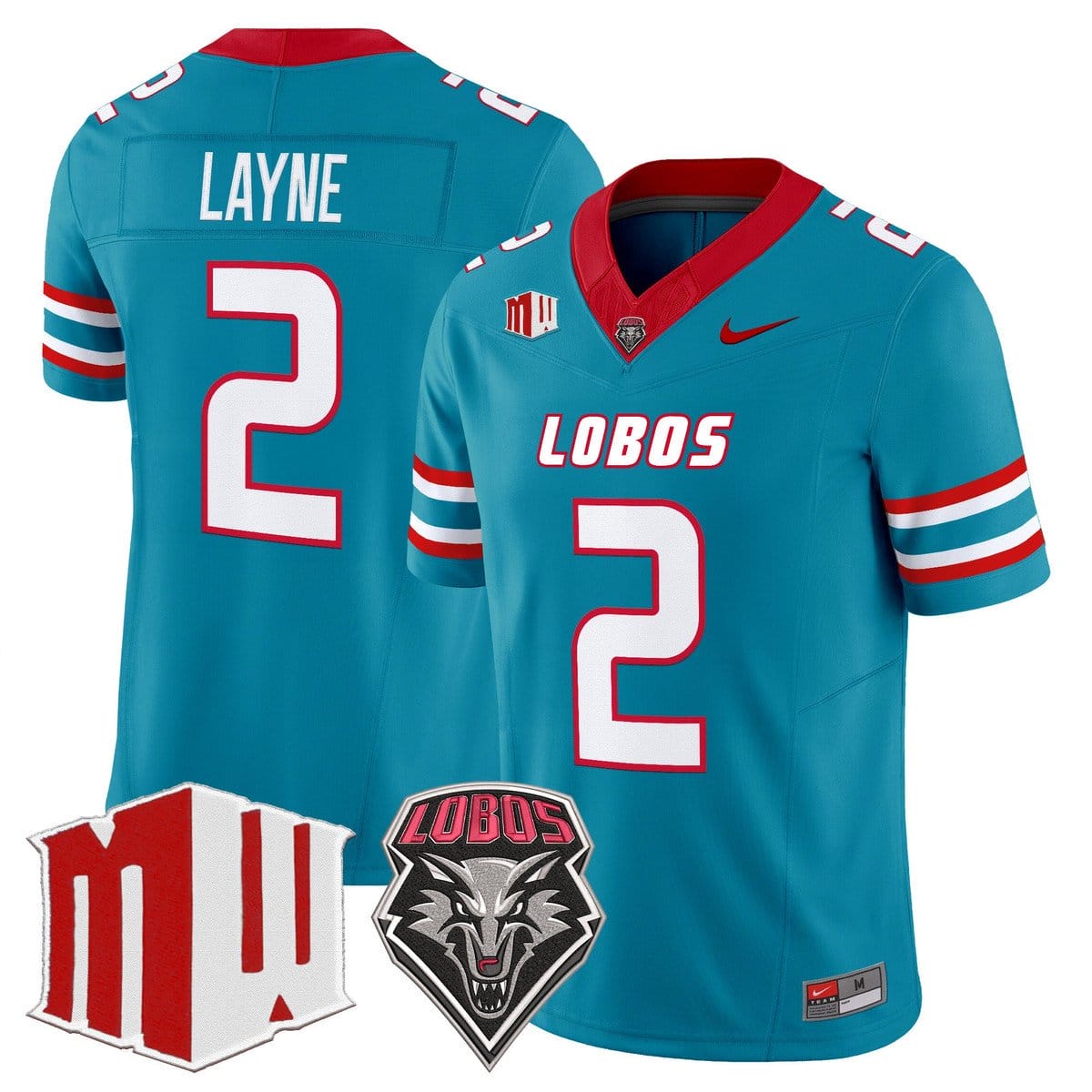 Jack Layne Jersey 2 New Mexico Lobos 2025 Vapor Limited Stitched Turquoise cd267217 bf1e 4ae4 b9fd 524b8236ef67