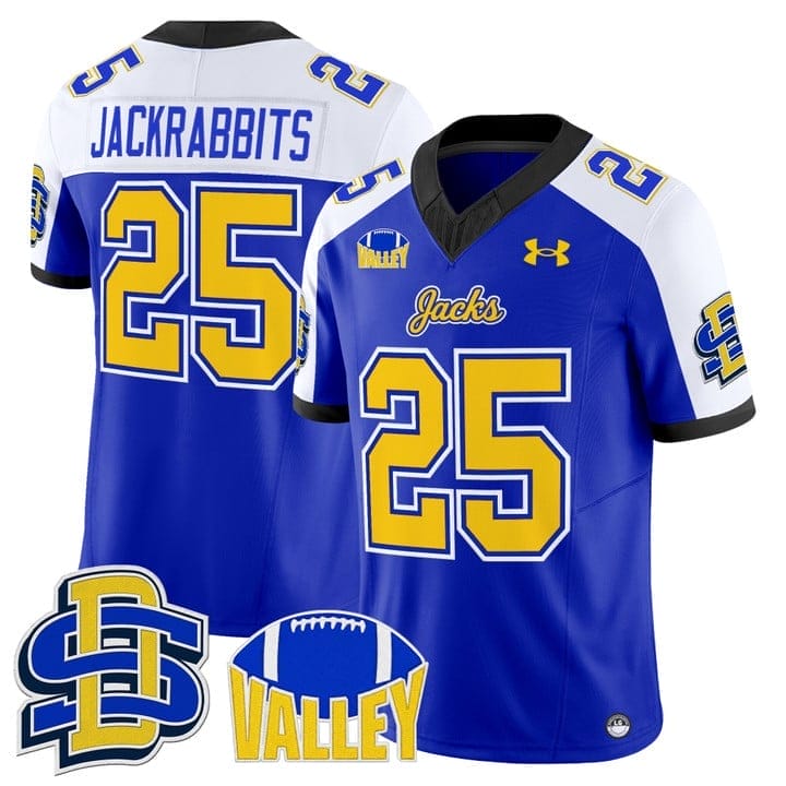 Jackrabbits Jersey #25 South Dakota State Jackrabbits 2025 Stitched 3 Jackrabbits Jersey #25 South Dakota State Jackrabbits 2025 Stitched - Image 3