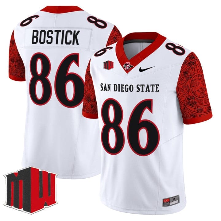 Jacob Bostick Jersey #86 San Diego State Aztecs 2025 Limited Stitched 3 Jacob Bostick Jersey #86 San Diego State Aztecs 2025 Limited Stitched - Image 3