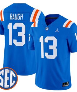 Jadan Baugh Jersey 13 Florida Gators 1960s Throwback Vapor Limited Royal