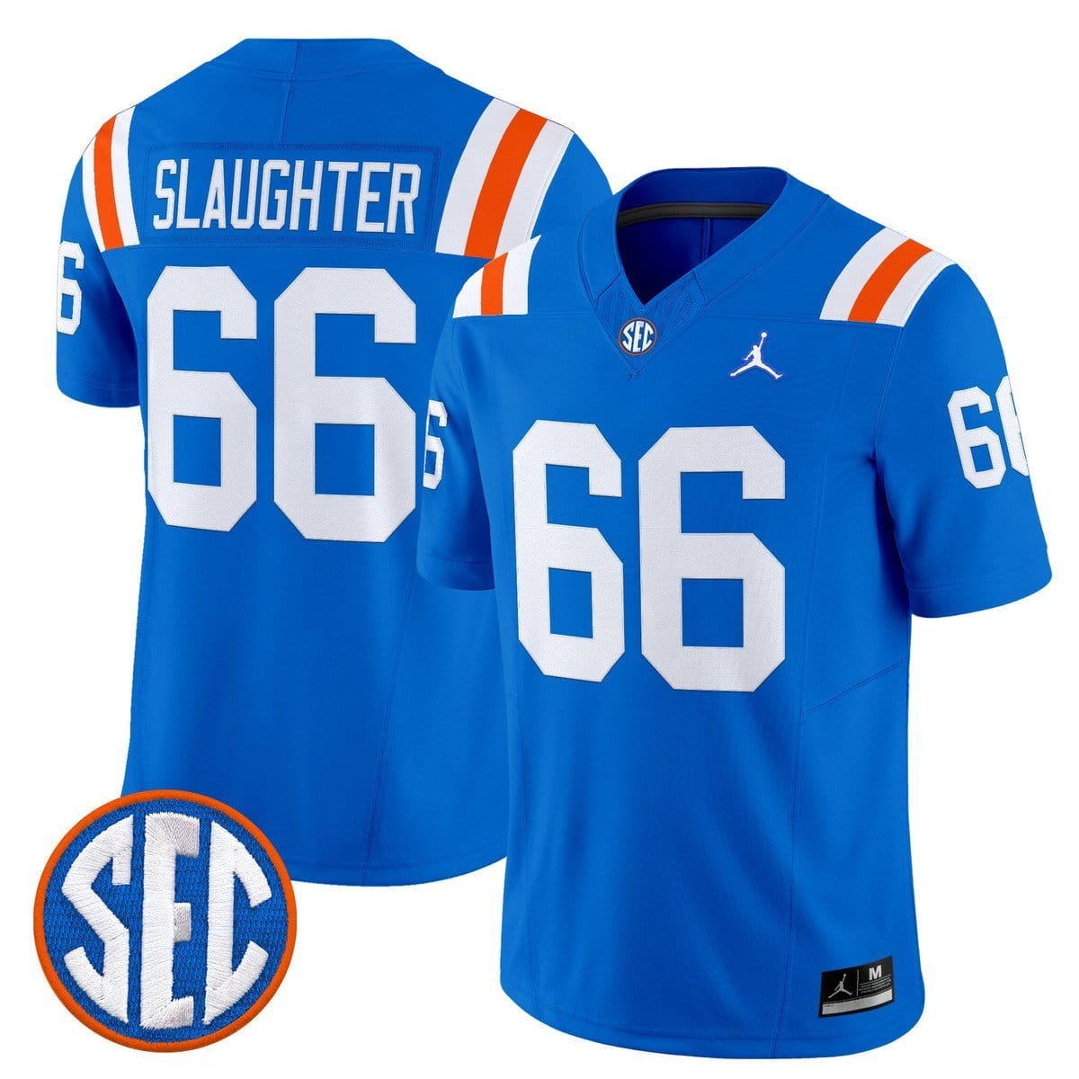 Jake Slaughter Jersey #66 Florida Gators 1960s Throwback Vapor Limited - Image 4
