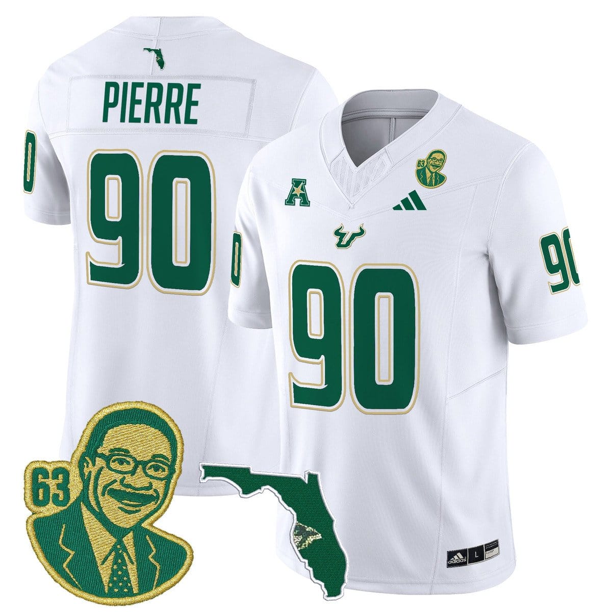 Jason Pierre Jersey #90 South Florida Bulls Lee Roy Selmon Legacy - Image 2