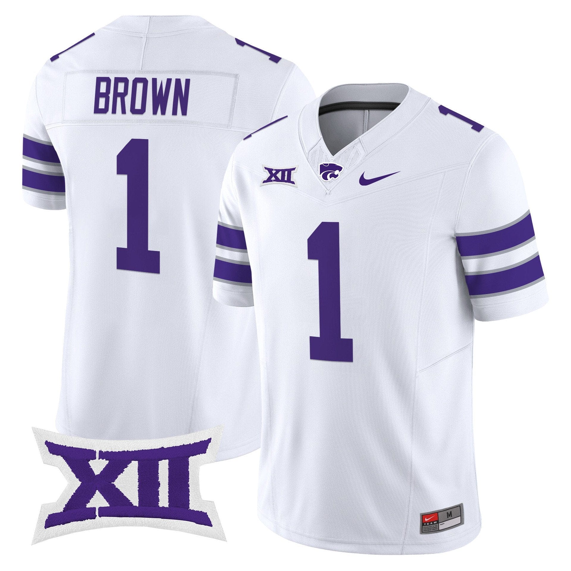 Jayce Brown Jersey #1 Kansas State Wildcats 2025 Limited Stitched - Image 2