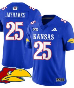 Jayhawks Jersey 25 Kansas Jayhawks Football 2025 Limited Stitched Royal 393ff84a c0c8 4f35 802d 5674bfb73e48