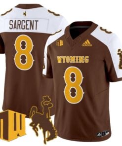 Jaylen Sargent Jersey 8 Wyoming Cowboys 2025 Vapor Limited Stitched Brown Alter b6840872 1e02 478d 8524 d14197062c0c