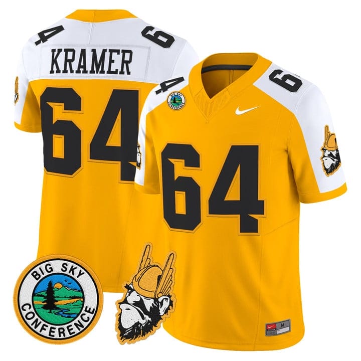 Jerry Kramer Jersey #64 Idaho Vandals 1975 Throwback Limited Stitched - Image 4