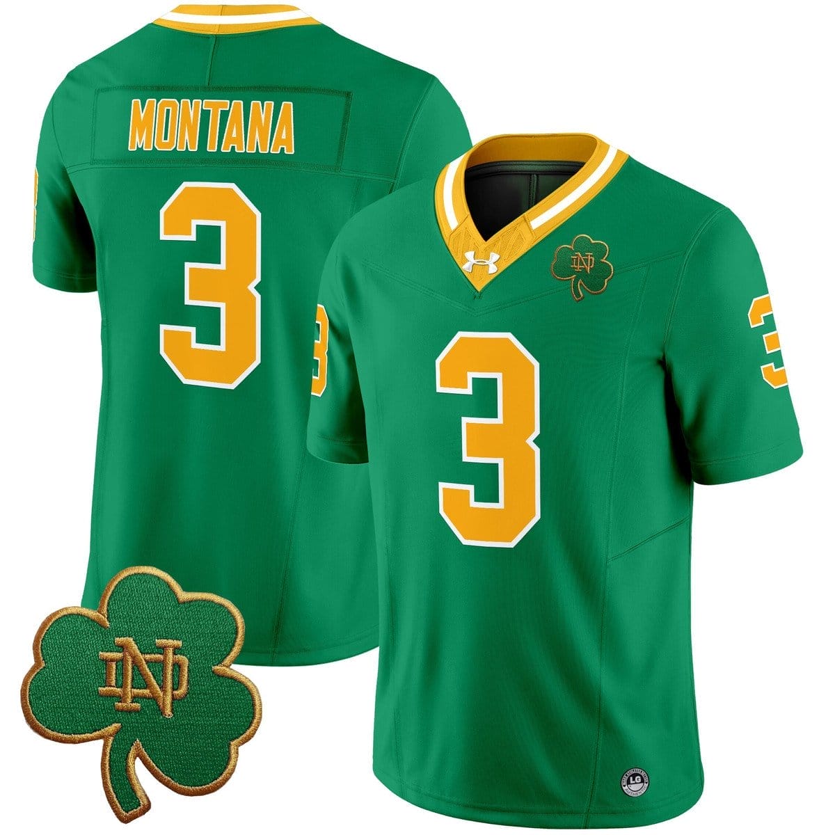 Joe Montana Jersey #3 Notre Dame 2025 Vapor Limited V3 Stitched - Image 4