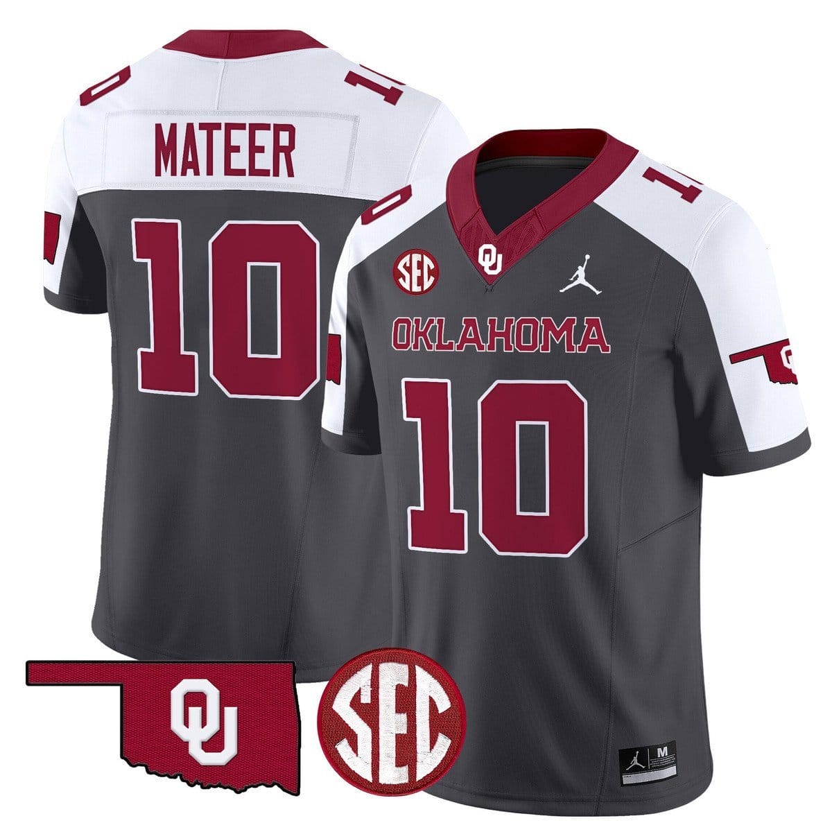John Mateer Jersey #10 Oklahoma Sooners 2025 Vapor Limited Stitched 5 John Mateer Jersey #10 Oklahoma Sooners 2025 Vapor Limited Stitched - Image 5