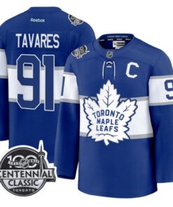 John Tavares Jersey 91 Toronto Maple Leafs Timeless Stitched Centennial Classic