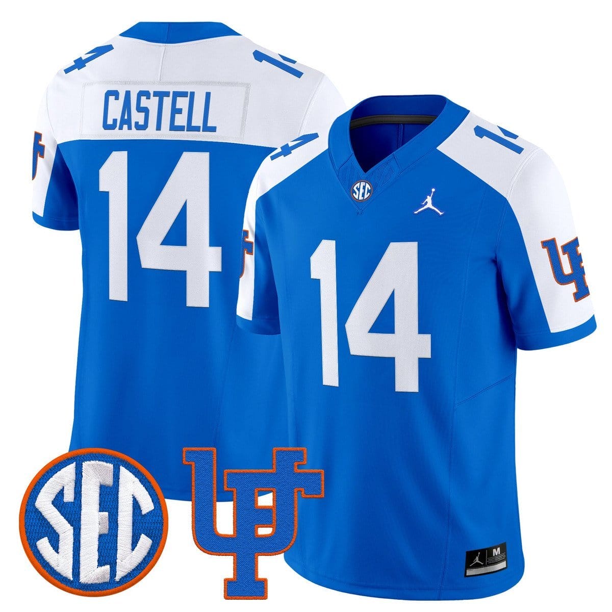 Jordan Castell Jersey #14 Florida Gators 1960s Throwback Vapor Limited - Image 3