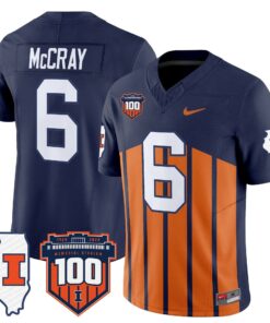 Josh McCray Jersey 6 Illinois Fighting 100th Memorial Stadium Throwback a689a0bc a0c7 4dc5 a3db d2ce9ad08d84
