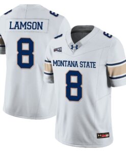 Justin Lamson Jersey 8 Montana White