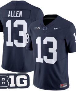Kaytron Allen Jersey #13 Penn State Limited 2025 Stitched 5 Kaytron Allen Jersey 13 Penn State Limited 2025 Stitched Navy