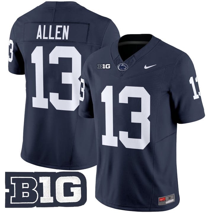 Kaytron Allen Jersey #13 Penn State Limited 2025 Stitched 3 Kaytron Allen Jersey #13 Penn State Limited 2025 Stitched - Image 3