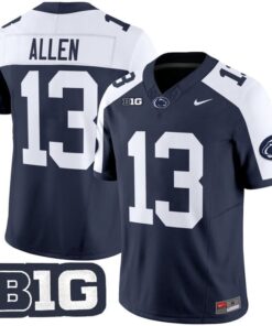 Kaytron Allen Jersey #13 Penn State Limited 2025 Stitched 4 Kaytron Allen Jersey 13 Penn State Limited 2025 Stitched Navy Alternate
