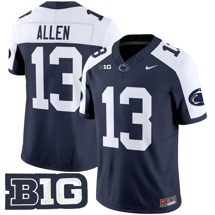 Kaytron Allen Jersey #13 Penn State Limited 2025 Stitched 2 Kaytron Allen Jersey #13 Penn State Limited 2025 Stitched - Image 2
