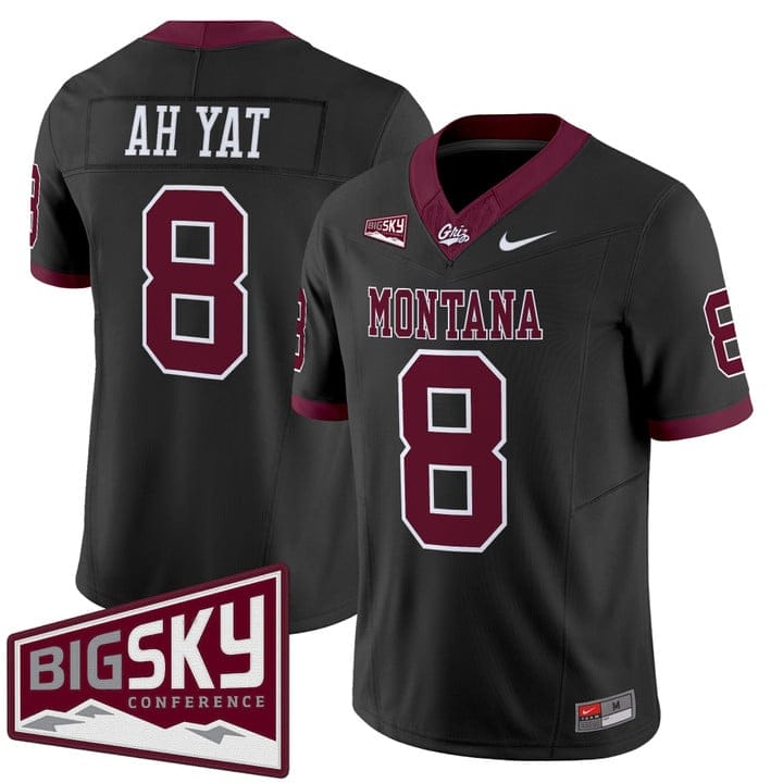 Keali i Ah Yat Jersey 8 Montana Grizzlies 2025 Vapor Limited Stitched Black d512bcd7 f25b 4954 b088 45994be4c41b
