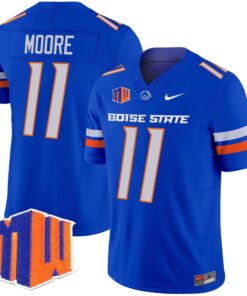Kellen Moore Jersey 11 Boise State Broncos 2025 Vapor Stitched Royal