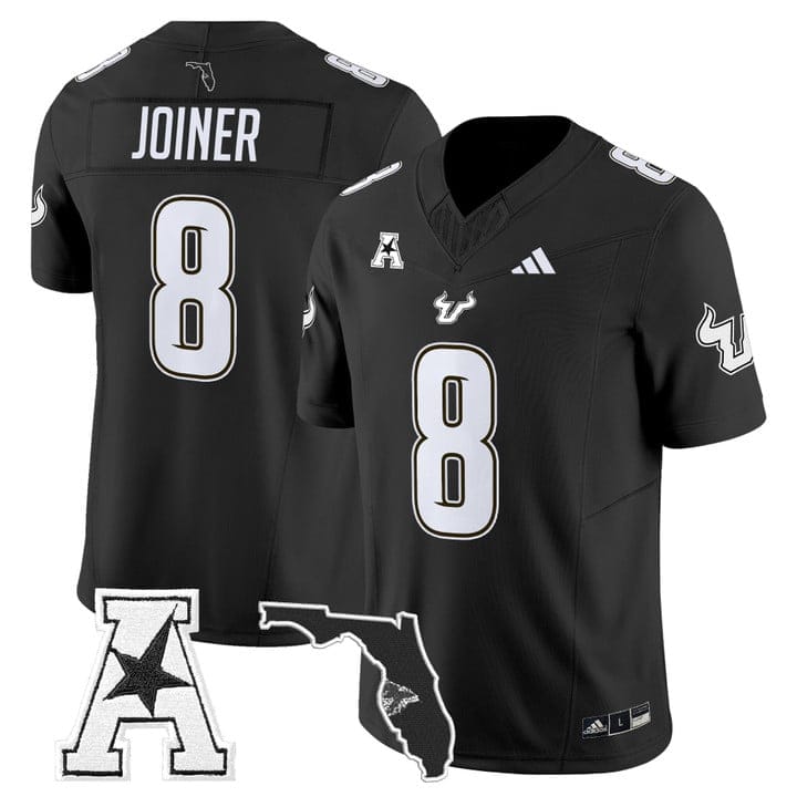 Kelley Joiner Jersey 8 South Florida Bulls 2025 Vapor Limited Stitched Black a8fb14dd 5fe6 4f01 912c 7cdc90256e98