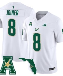 Kelley Joiner Jersey 8 South Florida Bulls 2025 Vapor Limited Stitched White