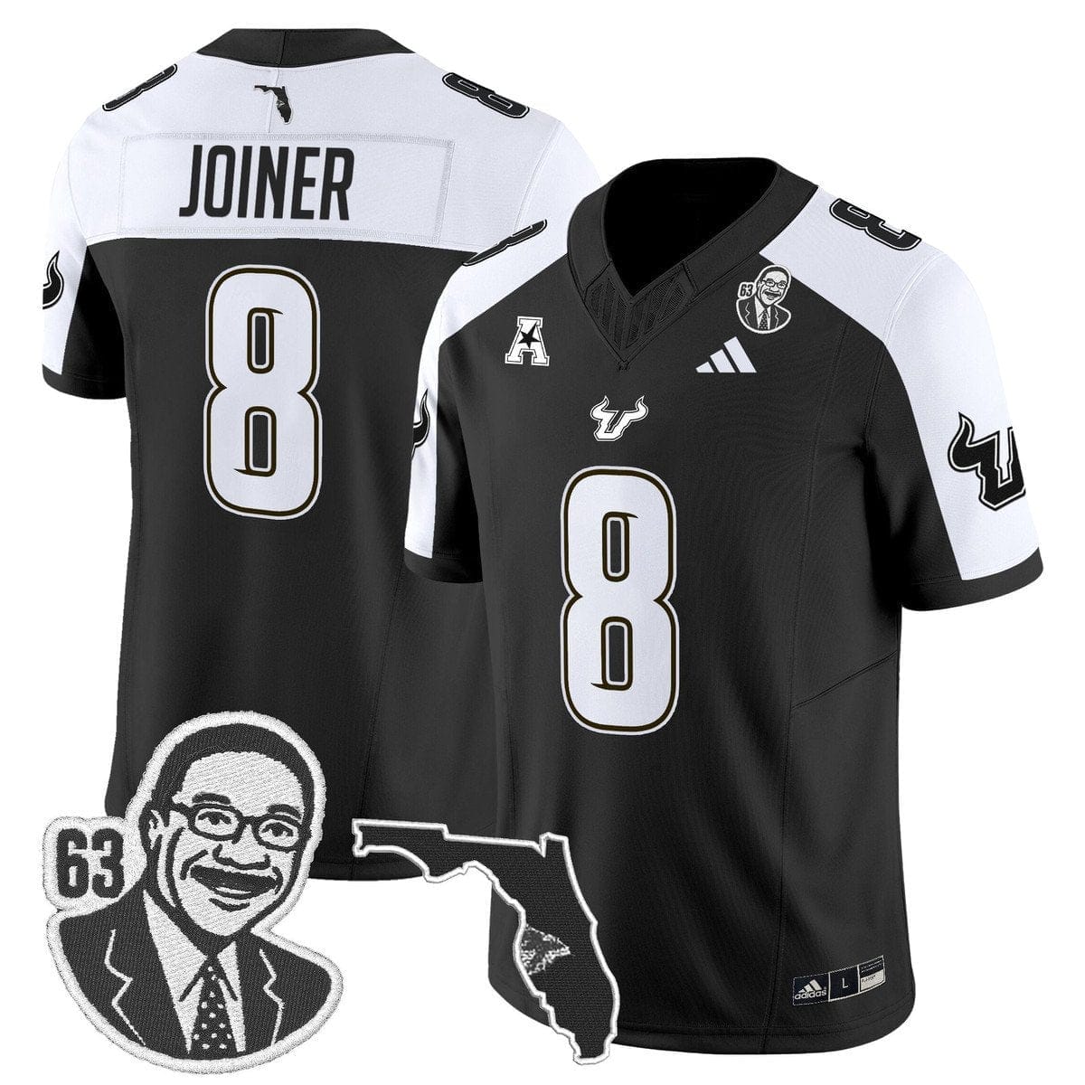 Kelley Joiner Jersey #8 South Florida Bulls Lee Roy Selmon Legacy 3 Kelley Joiner Jersey #8 South Florida Bulls Lee Roy Selmon Legacy - Image 3